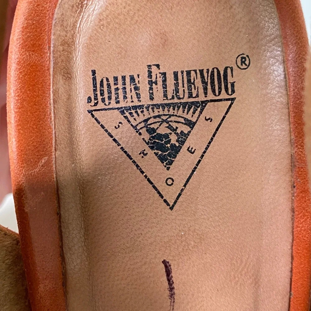 John Fluevog The Purpose‎ Objective Fisherman Heeled Sandals Multi Color Size 10